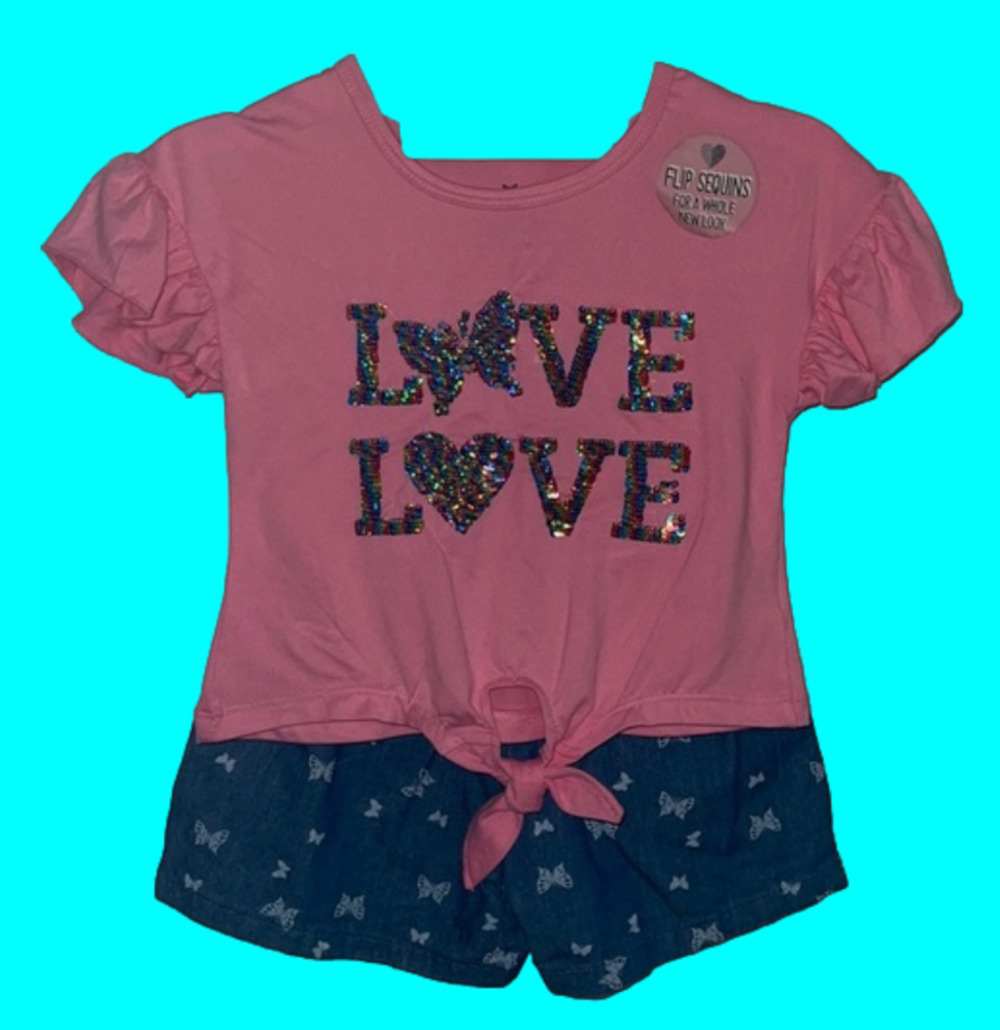 New super cute 2 pc kid’s shorts outfit